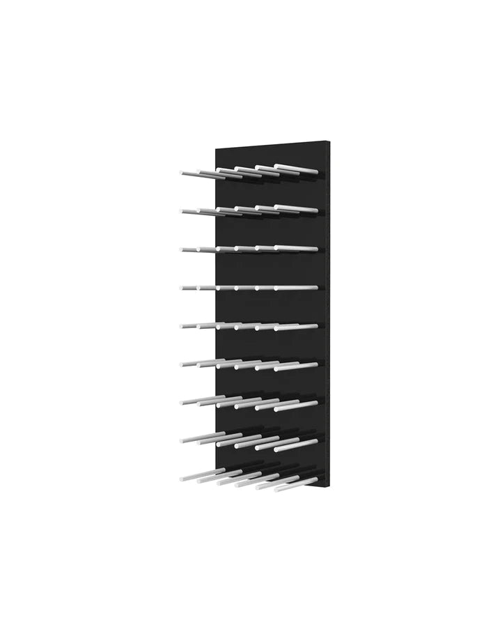 Fusion Wine Wall Rack 3FT (Cork Out) - Black Acrylic (27 Bottles)