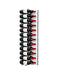 Fusion Wine Wall Rack 4FT (Label Out) - White Acrylic (12 - 36 Bottles)