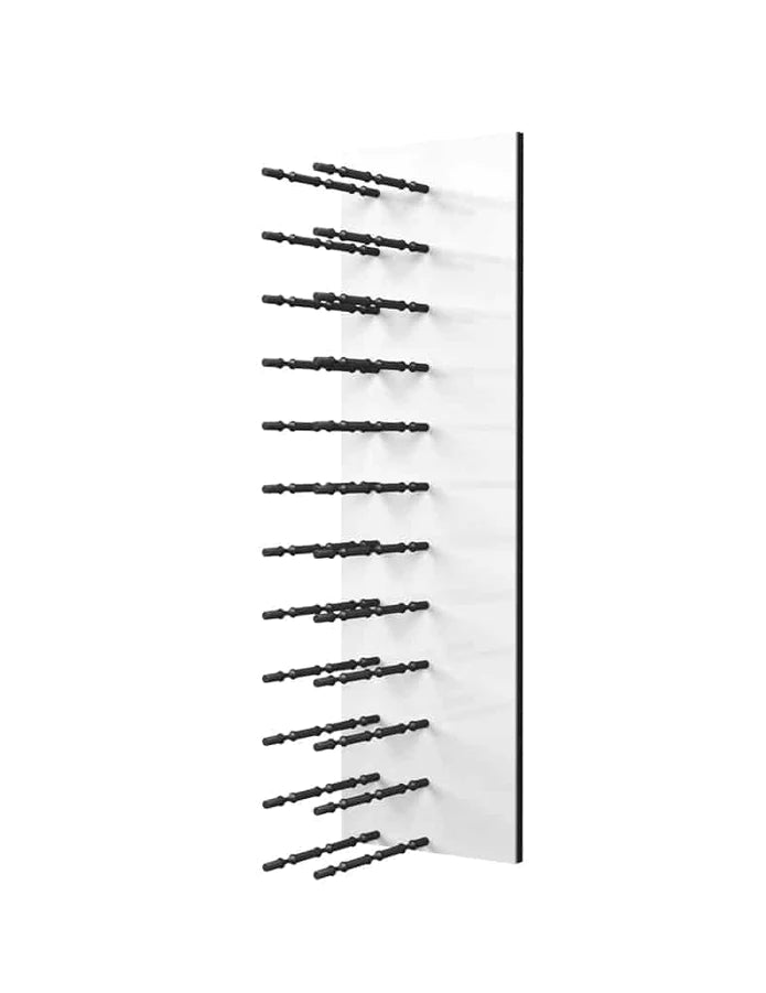 Fusion Wine Wall Rack 4FT (Label Out) - White Acrylic (12 - 36 Bottles)