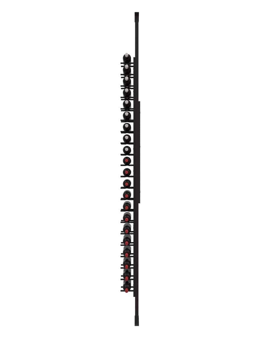 Floor-to-Ceiling Mounted Wine Rack Display - 1-Sided (21 Bottles)