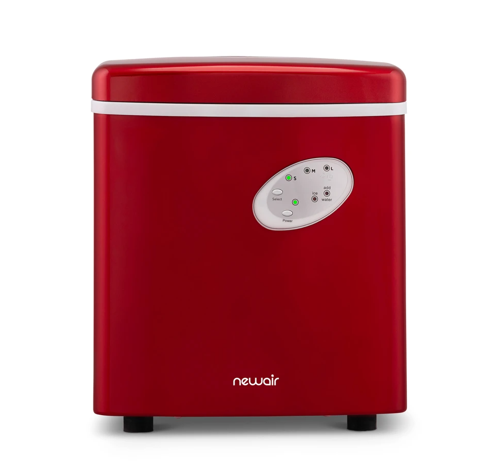 NewAir AI-100VO Orange 28-lbs Portable Ice Maker